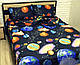 Полуторна постіль бязь бавовна Планети, фото 2