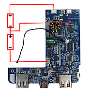 Плата модуль повербанка 2S 50W type-c PD QC2.0 SC8802QDER SOUTHCHIP