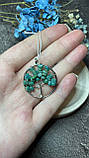Амазоніт підвісок кулон «Древо" з натуральними амазонітами кулон з каменем натуральний амазоніт. Індія., фото 2