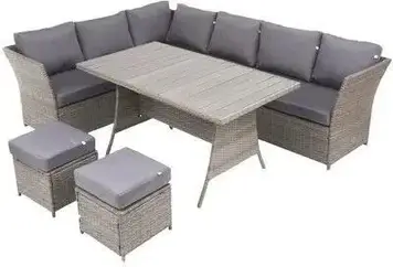 Набір садових меблів Patio Gabrielle 47250 Grey з 5 предметів
