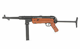 Пістолет-пулемет MP 40 FULL METAL AEG — BROWN [AGM] (для страйкболу)