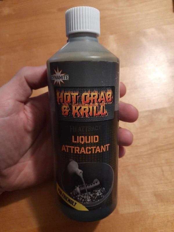Аттрактант (Ликвид) Dynamite Baits Liquid Attractant Hot Crab & Krill 500ml - фото 2 - id-p2083052986
