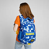 Рюкзак підлітковий YES Icons T-133 48 х 38 х 13 см, блакитний (559471), фото 10