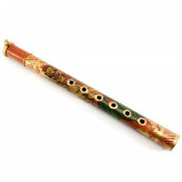 Флейта сулінг бамбукова розписна (30,5 х2, 5х4 см)