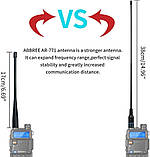 АНТЕНА ABBREE AR-771 ДЛЯ РАМІЙ BAOFENG, KENWOOD SMA-FEMALE, фото 3