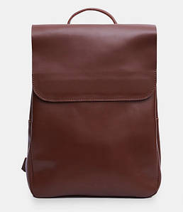 Рюкзак для ноутбука «Унія» Unia з класичної шкіри, розмір S