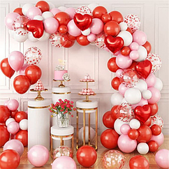 Набір куль для створення фотозони з аркою Пристрасть на 14 лютого