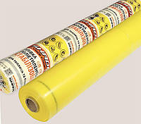 Тепличная стабилизированная пленка 80мкм 6х50м желтая полиэтиленовая пленка для теплиц УФ12месяцев