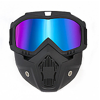 Мотоциклетна маска-трансформер, Окуляри, лижна маска, для катання на велосипеді або квадроциклі