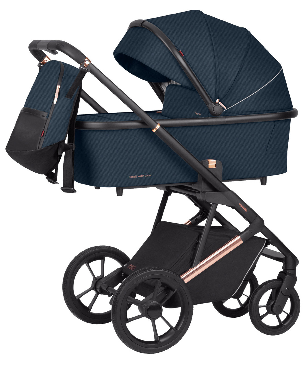 Універсальна коляска 2в1 CARRELLO Sigma CRL-6509 NF, Navy Blue