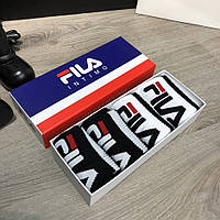 Набор носков Fila Pack 4 White/Black