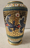 Винтажная керамическая ваза Deruta Италия византийская мозаика