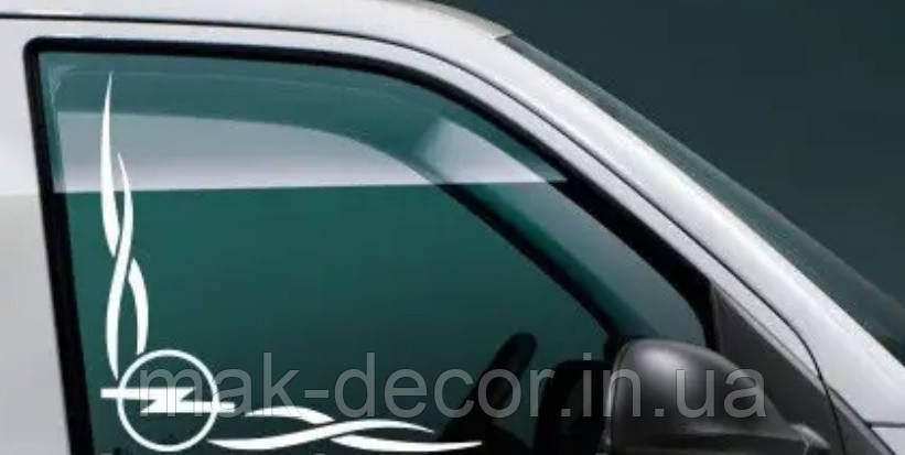 Вінілові наклейки на кути " Opel " 25х30 см, фото 1