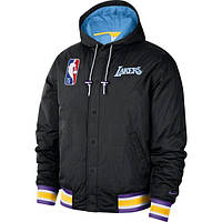 Куртка Nike Los Angeles Lakers Casual Sports Hooded Jacket Black DB1989-010