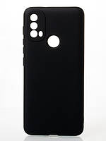 Силіконовий чохол SOFT Silicone Case для Motorola Moto E40 Мікрофібра, Soft touch. Чорний