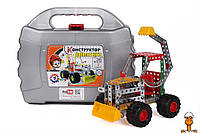 Металлический конструктор "строительная техника", в чемодане, детская игрушка, от 5 лет, Технок 3879TXK
