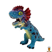 Динозавр, резиновый с пищалкой, детская игрушка, вид 1, от 1 года, Bambi 7079-1