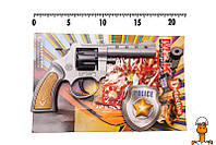 Игрушечный револьвер "mr. k", с пистонами, детская, от 6 лет, Golden Gun 237GG