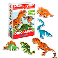 Набор магнитов динозавр, 6 динозавров, детская игрушка, от 3 лет, Magdum ML4031-33 EN