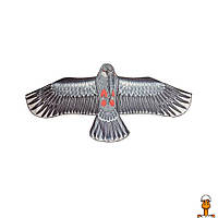 Воздушный змей "орел", 220 см, детская игрушка, серый, от 7 лет, Bambi VZ-2101(Grey)