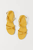 Яркие желтые сандали H&M 42р