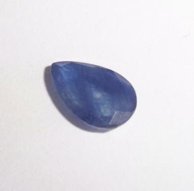 1.5 кт Природний синій сапфір крапля, фото 1