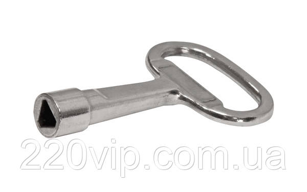 Ключ "Треугольник" (T9) KEY-T9-M ETI для замка, для электрощита, металл ...