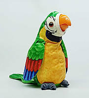 Мягкая игрушка повторюшка Shantou Попугай зеленый 25 см K4107-2