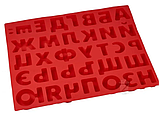 Силіконова форма Мега Літери Алфавіт з візерунком, фото 2