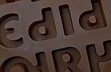Силіконова форма Мега Літери Алфавіт з візерунком, фото 3