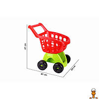 Іграшка "візок для супермаркету", дитяча, віком від 2 років, Технок 8232TXK