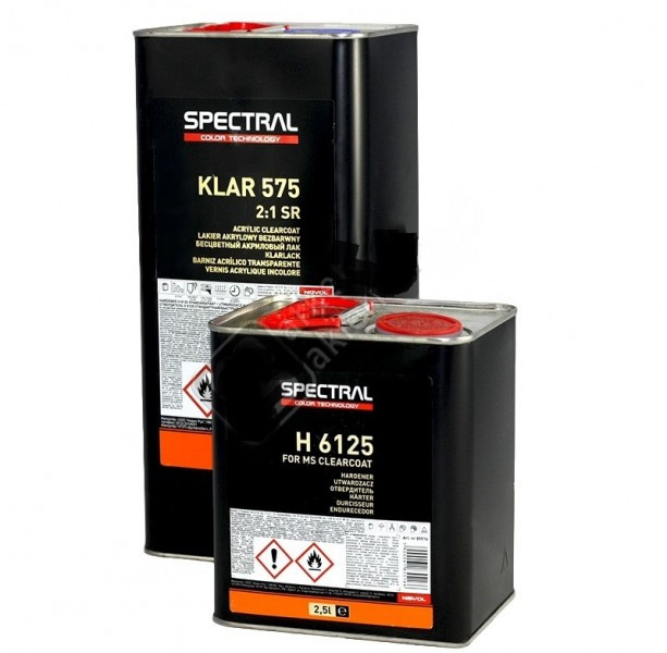 Лак бесцветный Spectral Klar 575 SR 2+1 + отвердитель Н6125 (1л+0.5л) - фото 1 - id-p377332278