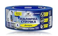 Малярська стрічка Mustang фасадна синя 48 мм * 50 м