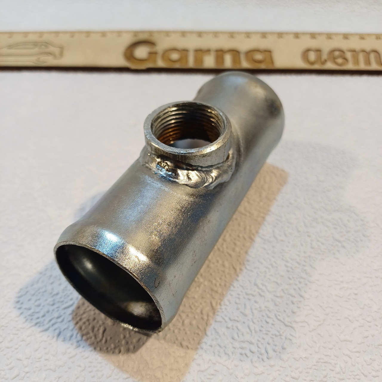 Трійник датчика вмикання вентилятора 38 мм (сталевий 80), фото 1