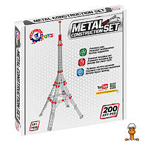 Металлический конструктор эйфелева башня, 200 деталей, детская игрушка, от 5 лет, Технок 7440TXK