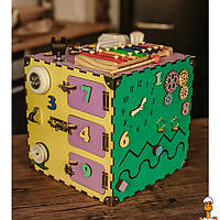 Развивающая игрушка бизикуб, разноцветный, детская, от 9-ти месяцев, Temple Group TG200123