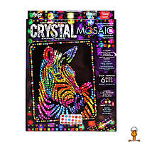 Креативное творчество "crystal mosaic зебра", 6 форм элементов, детская игрушка, от 5 лет