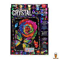 Креативное творчество "crystal mosaic цветок", 6 форм элементов, детская игрушка, от 5 лет