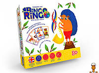 Детская настольная игра "бинго ringo", на укр англ. языках, от 3 лет, Danko Toys GBR-01-01EU