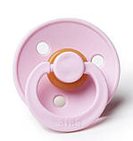 Пустушка BIBS Colour Latex Round (кругла) – Baby pink від 6міс., фото 3