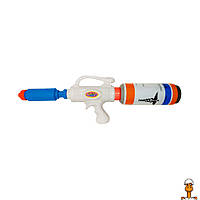 Детский водный пистолет "водяной меч", с насосом, 51 см, игрушка, белый, от 3 лет, Bambi 025D(White)