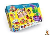 Детское тесто для лепки "master do" фабрика мороженого, с прессом, игрушка, от 3 лет, Danko Toys TMD-06-01U