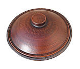 Жаровня духова "Шашличниця" гончарна 3.5 л з червоної глини духова, фото 4