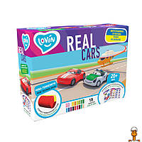 Набор теста для лепки "real сars", детская игрушка, от 3 лет, Lovin 41191