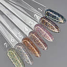 Глітерний гель Saga Professional Glitter Opal Gel 05, 8 мл, фото 2