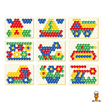 Игрушка "мозаика для малышей 3", детская, от 3 лет, Технок 0908TXK