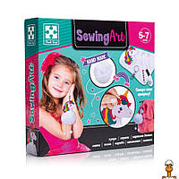 Набор для творчества "sewing art. единорог", украшение своими руками, детская игрушка, от 5 лет
