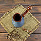 Турка "Люблю каву" 300 мл кераміка + розсікач, фото 4