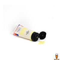 Акрилова фарба глянцева пастельно-жовта, 60 мл, дитяча іграшка, віком від 6 років, Brushme TBA60012