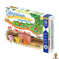Настольная игра непокоренные города украины, бродилка, детская, от 7 лет, ZIRKA 149365